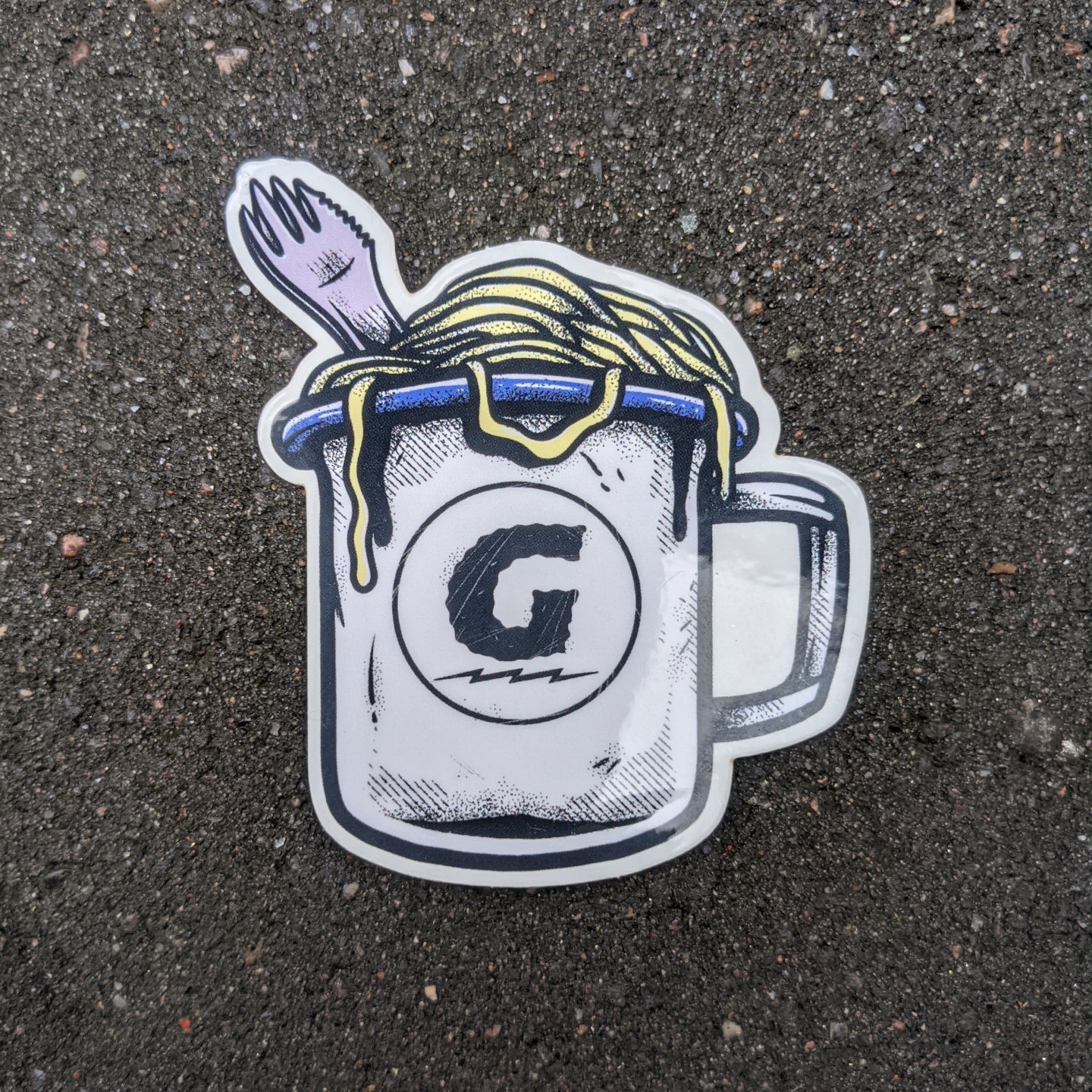Grepp campfire mug sticker